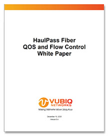 HaulPass Fiber: QOS and Flow Control